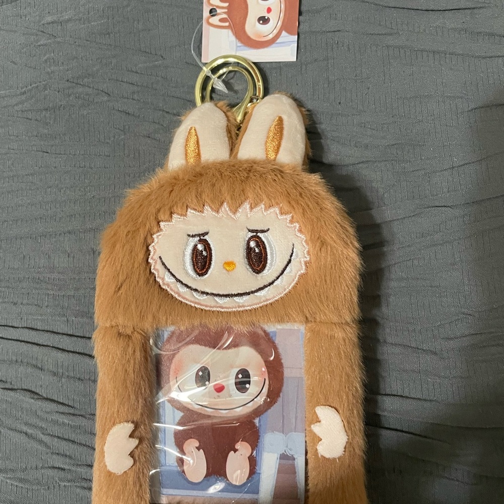 Cute Labubu Plush card holder (only Brown avaliable)